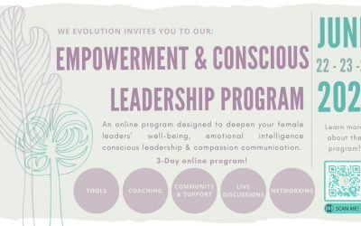 Become a Conscious Leadership Ambassador with WE Evolution!