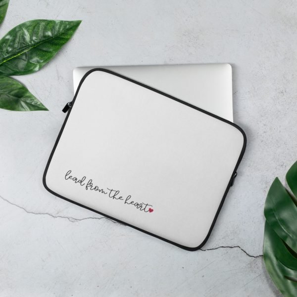 "Lead From the Heart" Laptop Sleeve